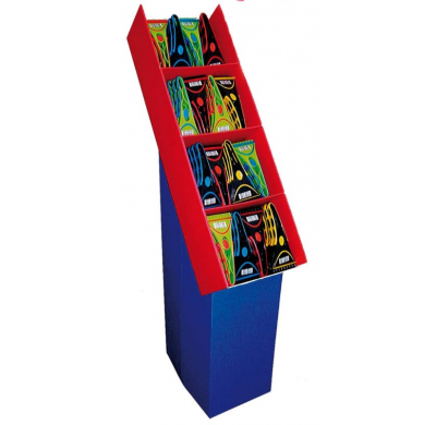 Display 128 Rasquetas  Fun Cepillo Tejidos  Super Clean