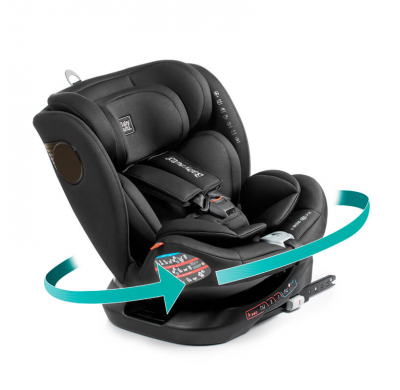 Silla de coche infantil BABYAUTO ANURA ISIZE BLACK LINE EMBOSSED
