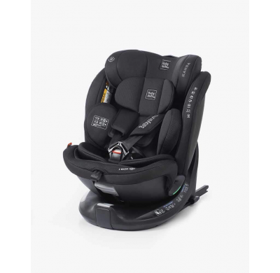Silla de coche infantil BABYAUTO KANDA FIX JET BLACK (NEGRO)