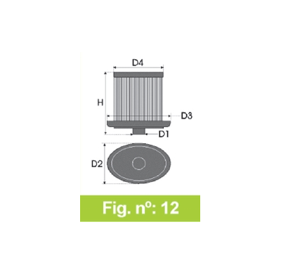 Filtro Tipo Original Talbot Tagora 2,1l     Año 80>83 Cv-116 Forma Carter