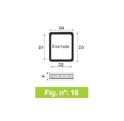 Filtro Tipo Original Ferrari 308 Gt4 3,0l V8 Año 75>80 Cv-255 Forma Redondo
