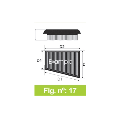 Filtro Tipo Original Ford S-Max 1,6l Scti Ecoboost Año 11/10> Cv-160 Forma Panel
