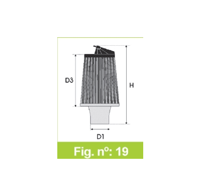 Filtro Tipo Original Honda S2000 2,0l I 16v Vtec Año 00> Cv-240 Forma Conico