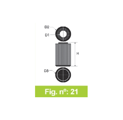 Filtro Tipo Original Alfa Romeo 156 Sportwagon 2,0l I 16v Jts Año 02>05 Cv-165 Forma Redondo