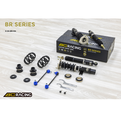 Kit de suspension roscado Bc Racing BR - RA para VW GOLF V (GTI,TDI) (STRUT 54.5MM, EXC 1.6L) MK5/V5 PQ35 Año: 05-09
