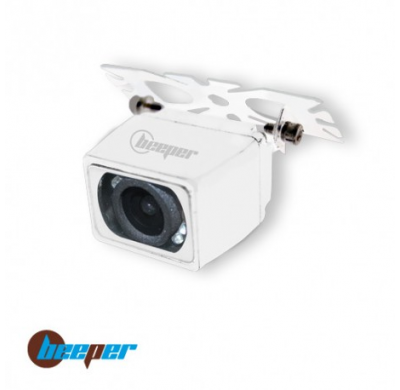 Camara De Marcha Atras En Retrovisor 7" Blanca Cc1 Beeper