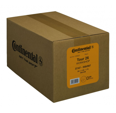 Continental inner tube Tour 26 DV 40mm workshop package with 50 pieces