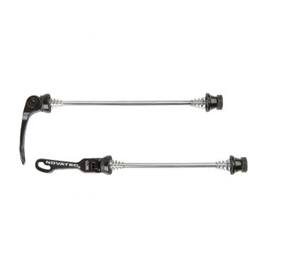 Novatec set of quick releases aluminium black