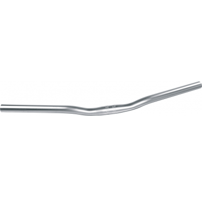 ergotec Handlebar Ladytown Exklusiv 25.4mm width: 600mm width of gripse: 180mm height: 16mm Backsweep: 30° silver