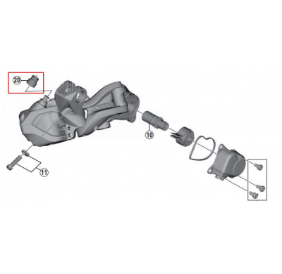 Shimano rubber boot forXTR RD-M9050