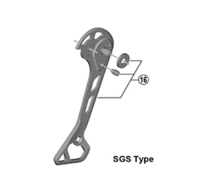 Shimano Outer plate for DEORE XT RD-M8000 SGS-Type
