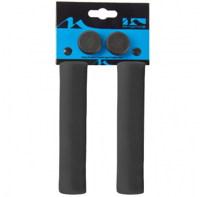 M-WAVE grips expanded rubber da 130 mm - black