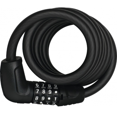 Abus coil cable lock Tresor 6512C black 180cm SCMU-holder included