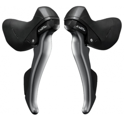 Shimano CLARIS ST-R2000 pair 2x8-speed grey
