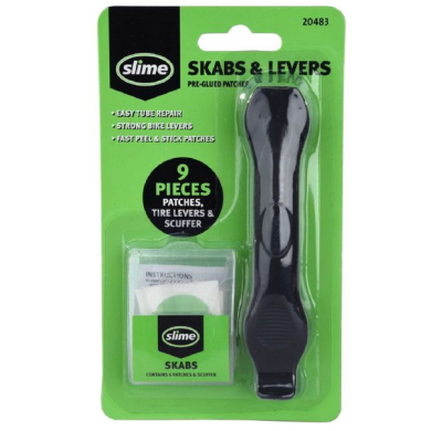 slime SKABS - self-adherent patches + 2 tyre levers