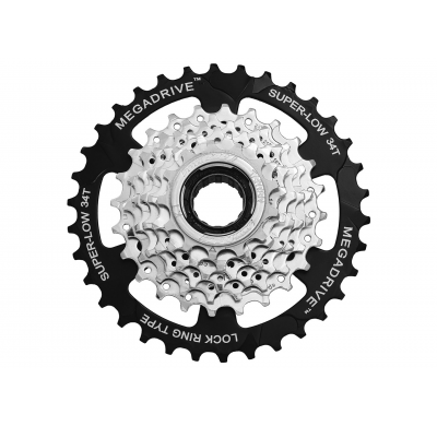 SunRace Threaded cassette sprocket MFM4S 7-speed 13-34 - zink