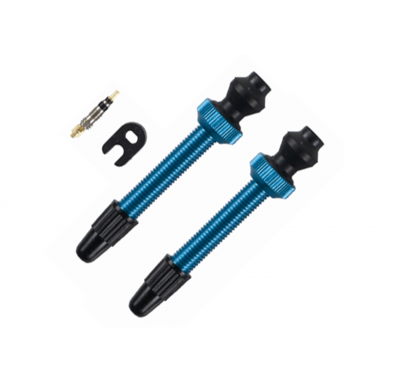 Barbieri tubeless valve aluminium SV 45mm blue 2 pieces