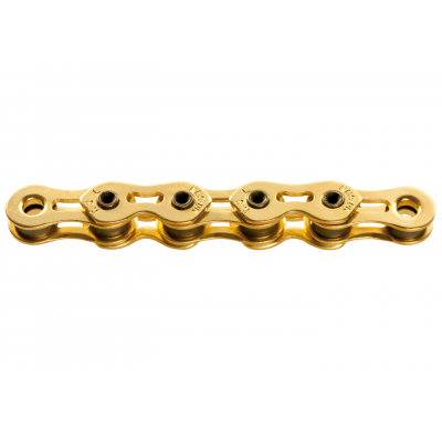 KMC K1SL Wide Ti-N Gold 100-glides BMX/track-chain