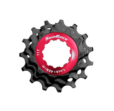 SunRace Cassette sprocket accessories Lockring + Sprockets SPCS10 B 10-speed MTB 11-13-15T black