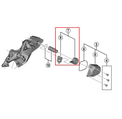 Shimano Stabilisator-Einheit für DEORE RD-M6000