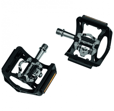 ergotec Pedals EP Superlight black 9/16" friction bearings 88x75mm