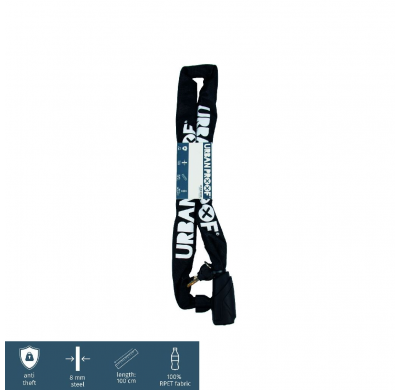 URBAN PROOF chain lock 100cm black