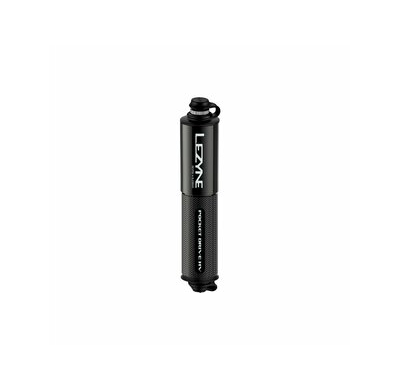 LEZYNE mini-pump Pocket Drive HV CNC - glossy black