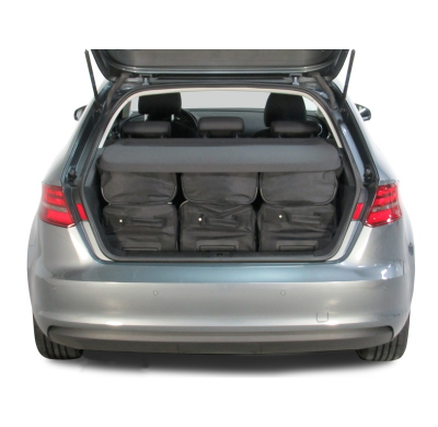 Set maletas especifico AUDI A3 Sportback (8V) G-Tron 2013- 5d CAR-BAGS (3x Trolley + 3x Bolsa de mano)