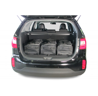 Set maletas especifico KIA Sorento II (XM) 2009-2015 suv CAR-BAGS (3x Trolley + 3x Bolsa de mano)