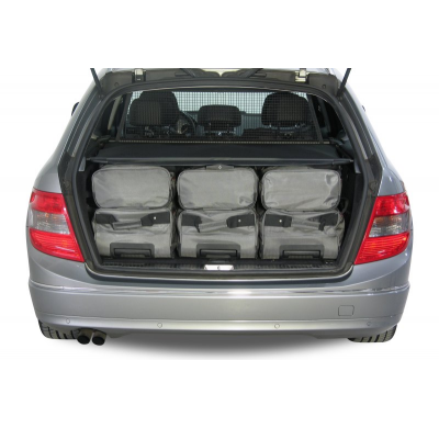 Set maletas especifico MERCEDES-BENZ C-Class estate (S204) 2007-2014 wagon CAR-BAGS (3x Trolley + 3x Bolsa de mano)
