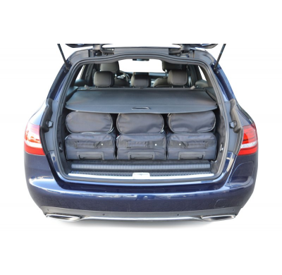 Set maletas especifico MERCEDES-BENZ C-Class estate Plug-In Hybrid (S205) 2015- wagon CAR-BAGS (3x Trolley + 3x Bolsa de mano)