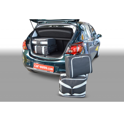 Set maletas especifico OPEL Corsa E 2014- 5d CAR-BAGS (2x Trolley + 2x Bolsa de mano)