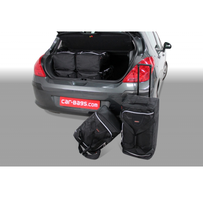 Set maletas especifico PEUGEOT 308 I 2007-2013 3d & 5d CAR-BAGS (3x Trolley + 3x Bolsa de mano)