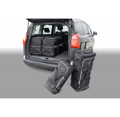 Set maletas especifico PEUGEOT 5008 2009-2017 mpv CAR-BAGS (3x Trolley + 3x Bolsa de mano)