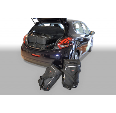 Set maletas especifico PEUGEOT 208 2012- 5d CAR-BAGS (3x Trolley + 3x Bolsa de mano)