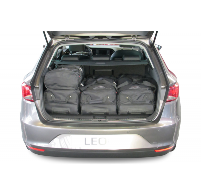 Set maletas especifico SEAT Leon ST (5F) 2014- wagon CAR-BAGS (3x Trolley + 3x Bolsa de mano)