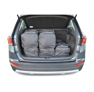 Set maletas especifico SEAT Ateca low boot floor 2016- suv CAR-BAGS (3x Trolley + 3x Bolsa de mano)