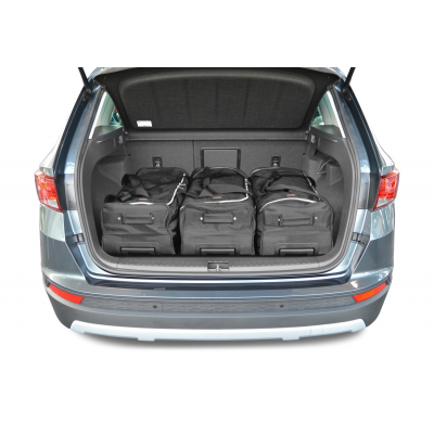 Set maletas especifico SEAT Ateca high boot floor 2016- suv CAR-BAGS (3x Trolley + 3x Bolsa de mano)