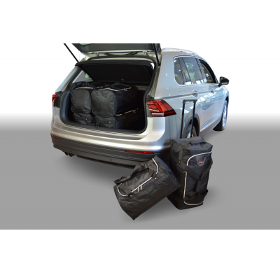 Set maletas especifico VOLKSWAGEN Tiguan II low boot floor 2015- suv CAR-BAGS (3x Trolley + 3x Bolsa de mano)