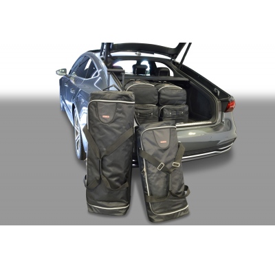Set maletas especifico Carbags  AUDI A7 Sportback (4K) Año: 2017-> 5 Puertas -  Incluye: Trolley bag: 3pcs -91ltr Bolsa viaje: 3
