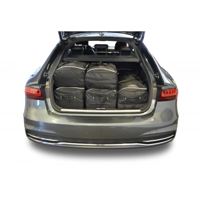 Set maletas especifico Carbags  AUDI A7 Sportback (4K) Año: 2017-> 5 Puertas -  Incluye: Trolley bag: 3pcs -91ltr Bolsa viaje: 3