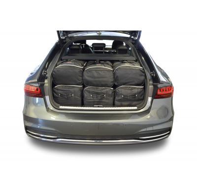 Set maletas especifico Carbags  AUDI A7 Sportback (4K) Año: 2017-> 5 Puertas -  Incluye: Trolley bag: 3pcs -91ltr Bolsa viaje: 3