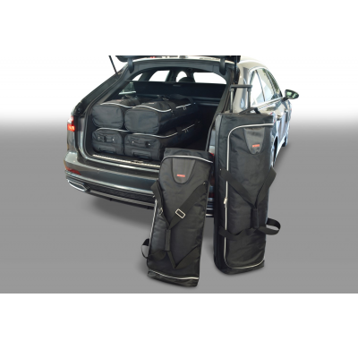Set maletas especifico Carbags  AUDI A6 Avant (C8) Año: 2018-> wagon -  Incluye: Trolley bag: 3pcs -71ltr Bolsa viaje: 3pcs -52l