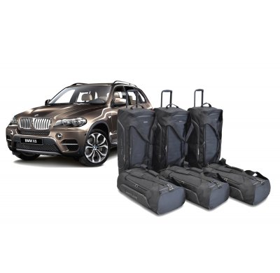 Set maletas especifico Carbags Pro.Line BMW X5 (E70) Año: 2007-2013 suv -  Incluye: Trolley bag: 3pcs -70ltr Bolsa viaje: 3pcs -