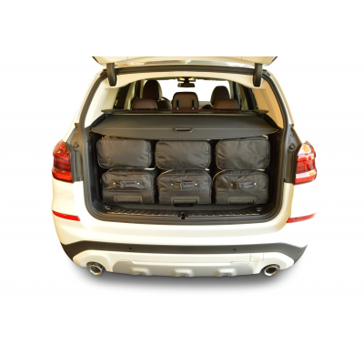 Set maletas especifico Carbags  BMW X3 (G01) Año: 2017-> suv No para Híbrido Enchufable-  Incluye: Trolley bag: 3pcs -64ltr Bols