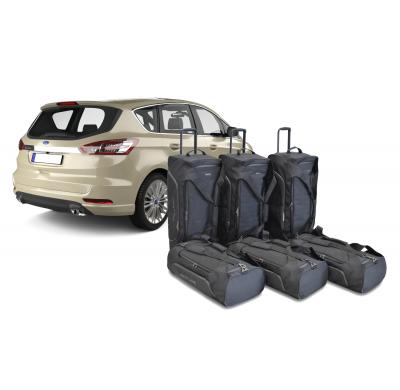 Set maletas especifico Carbags Pro.Line FORD S-Max II Año: 2015-> mpv 7 plazas; con la 3ª fila de asientos abatida-  Incluye: Tr