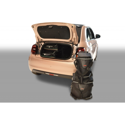 Set maletas especifico Carbags  FIAT 500C Año: 2007-> cabriolet Incl. 500e-  Incluye: Trolley bag: 2pcs -54ltr Bolsa viaje: 2pcs