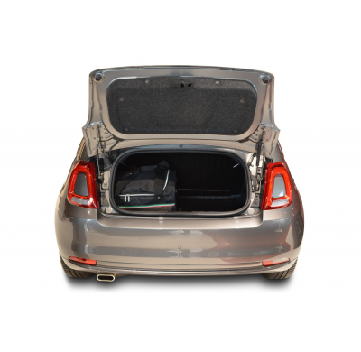Set maletas especifico Carbags  FIAT 500C Año: 2007-> cabriolet Incl. 500e-  Incluye: Trolley bag: 2pcs -54ltr Bolsa viaje: 2pcs