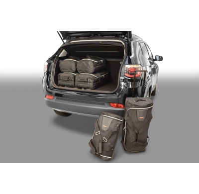 Set maletas especifico Carbags  JEEP Compass (MP) Año: 2017-> suv -  Incluye: Trolley bag: 3pcs -52ltr Bolsa viaje: 3pcs -30ltr