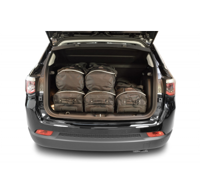 Set maletas especifico Carbags  JEEP Compass (MP) Año: 2017-> suv -  Incluye: Trolley bag: 3pcs -52ltr Bolsa viaje: 3pcs -30ltr